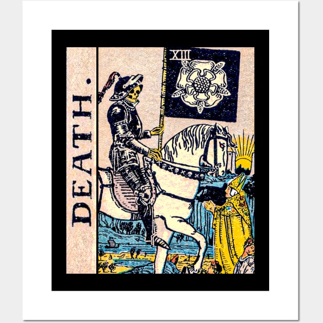 Death Tarot Card Wall Art by AbundanceSeed